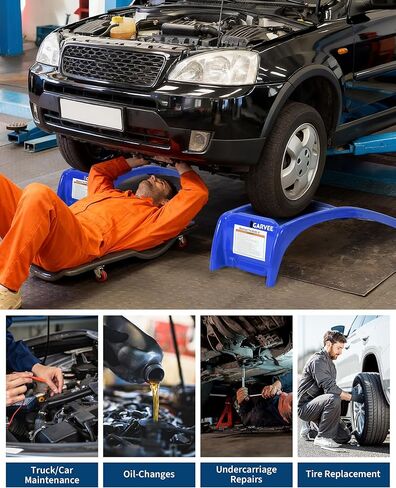 8 in Lift Solid Steel Car Ramp,2 Pack Car Ramps 8000 LBS Capacity,Heavy Duty Auto Truck Ramps for Oil Change and Car Repair or Vehicle Maintenance in Saudi Arabia