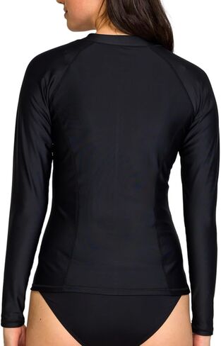 Champion Zip Up Rash Guard for Women – Full Zip Long Sleeve Swim Shirt, Surf Water Shirt Swim Top UPF 50+ UV Protection in Saudi Arabia