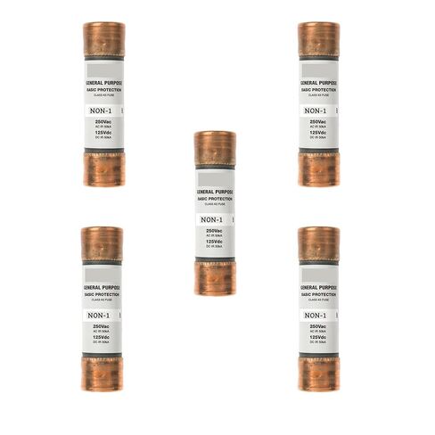 5-Pack NON-1A Non 1 Amp ONE-TIME Fuse,Non-1 Current Limiting Class K5 Cartridge Fuse in Saudi Arabia