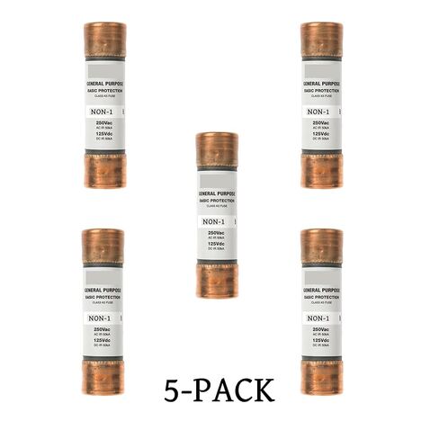 5-Pack NON-1A Non 1 Amp ONE-TIME Fuse,Non-1 Current Limiting Class K5 Cartridge Fuse in Saudi Arabia