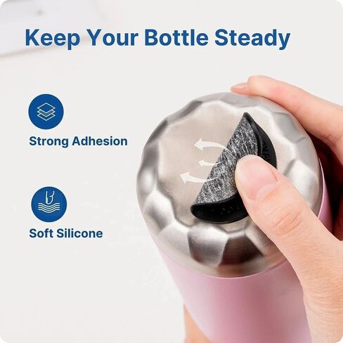 Silicone Bottom Protector Mat - 2 Pack Rubber Pad for Swell, Mollcity, Mira and Iron °Flask Retro Cola - Shape Sport Insulated Water Bottles in Saudi Arabia