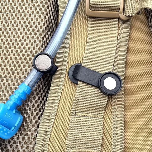 2 Pack Hydration Bladder Tube Holder Clips Hydraulics Hose Magnet Kit Magnetic Clip Organizer for Hydration Bladder Water Bladder Hiking Backpack Water Reservoir Storage Bag Hydration Pack in Saudi Arabia