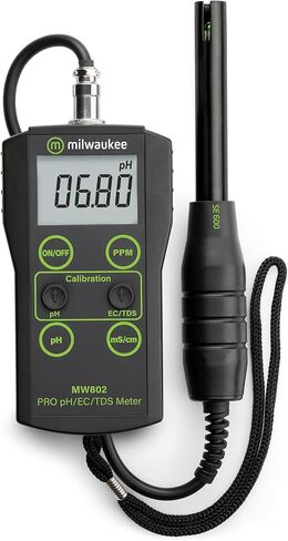 pH/EC/TDS Medium Range Portable Meter - Milwaukee Instruments MW802 in Saudi Arabia