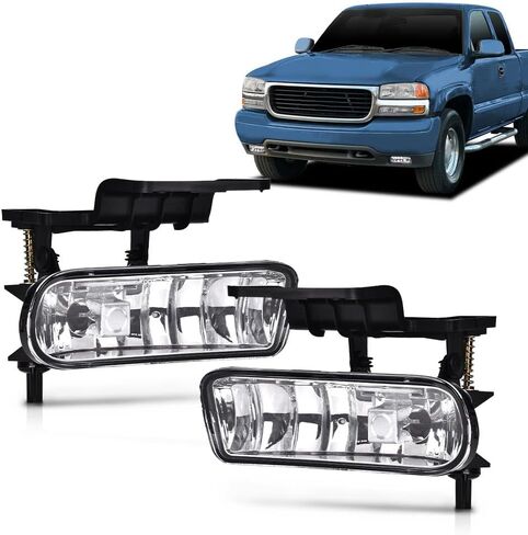 ANDPLAY Front Bumper Fog Lights Compatible with Ford Explorer 2006 2007 2008 2009 2010/ Explorer Sport Trac 2008-2010 Pair Driver and Passenger Side Driving Fog Lamp Accessories Clear Lens in Saudi Arabia