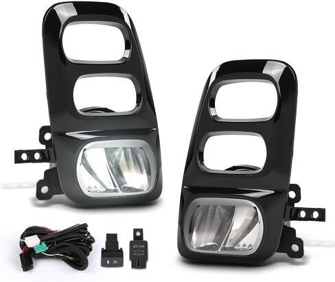 ANDPLAY Front Bumper Fog Lights Compatible with Ford Explorer 2006 2007 2008 2009 2010/ Explorer Sport Trac 2008-2010 Pair Driver and Passenger Side Driving Fog Lamp Accessories Clear Lens in Saudi Arabia