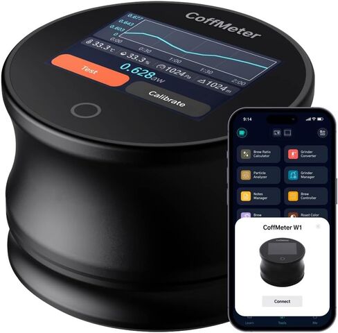 W1 Affordable precision water activity meter (0.02 aw) for coffee beans. Bluetooth sync to CoffeeOS. in Saudi Arabia