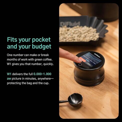 W1 Affordable precision water activity meter (0.02 aw) for coffee beans. Bluetooth sync to CoffeeOS. in Saudi Arabia