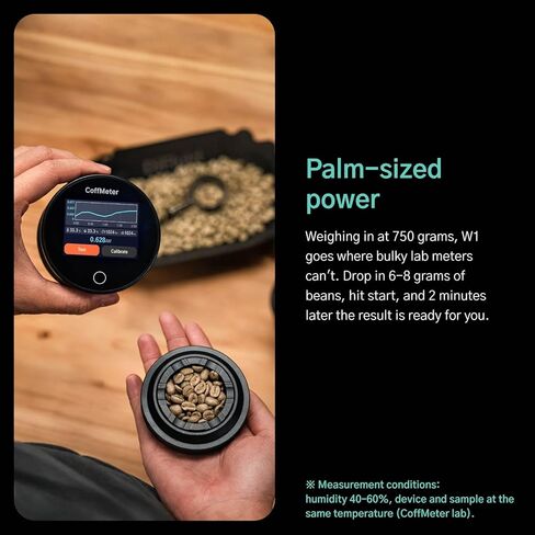 W1 Affordable precision water activity meter (0.02 aw) for coffee beans. Bluetooth sync to CoffeeOS. in Saudi Arabia
