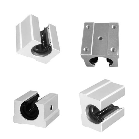 SBR10UU SBR12UU SBR16UU SBR20UU 10 مللي متر 12 مللي متر SBR10 SBR12 خطي مفتوح كتلة المنزلق 4 قطعة (SBR16UU) in Saudi Arabia