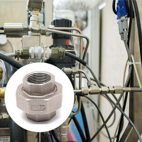 304 تركيبات أنابيب الفولاذ المقاوم للصدأ الاتحاد 3/4 "NPT أنثى إلى أنثى 2 قطعة in Kuwait