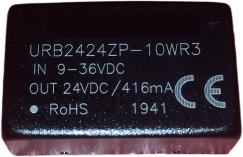 U2424ZP-10WR3DC-DC وحدة الطاقة 9-36 فولت إلى 24 فولت 416 مللي أمبير in Saudi Arabia