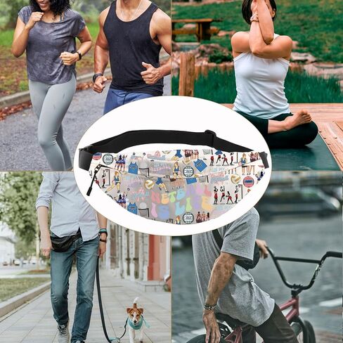 Netball Fanny Pack هدية للاعبي كرة الشبكة، هدية لعشاق الرياضة، حقيبة خصر رياضية لمحبي كرة الشبكة (Netball WB) in Saudi Arabia