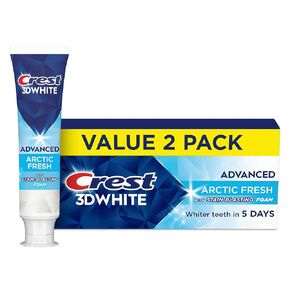 Crest Toothpaste 3DWhite Advanced Teeth Whitening, Arctic Fresh, 3.3 oz, Pack of 2 in Kuwait