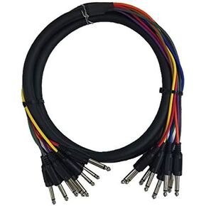 CU/SU202 6' 1/4" TS Male to 1/4" TS Male Audio Snake (8-Channel) in Saudi Arabia