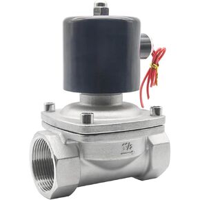 1-1/2" Stainless Steel IP65 AC230V Low Power Electromagnetic Solenoid Valve(VITON-SEAL_12VDC) in Kuwait
