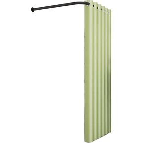 L-Type Fitting Room with Shading Curtain, Movable Privacy Screen for Clothing Stores & Temporary Locker Use Dressing Room(Green,100x200cm) in Saudi Arabia