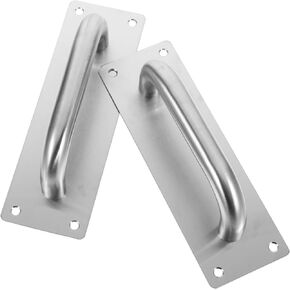 OSALADI 2pcs Push Pull Door Handles Fire Door Plate Handles for Easy Installation Homes Businesses High-Strength Design for Access in Saudi Arabia