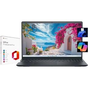 Dell Inspiron 15 3511 15.6 Inch Laptop, Full HD LED Non-Touch WVA Display - Intel Core i3-1115G4, 8GB DDR4 RAM, 256GB SSD, UHD Graphics, Windows 11 Home - Carbon Black in Kuwait