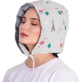 Flaxseed Heating Pad for Tension Headaches, Relief and Deep Conditioning Therapy Hot Cap for Hair Care, Natural Microwave Heating Cap for Head Pressure and Stress Relief in Saudi Arabia