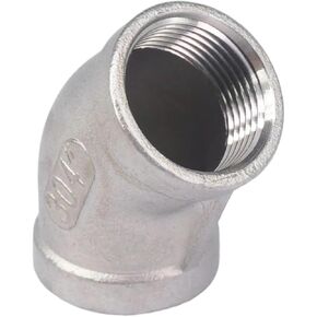3/4 "BSPT أنثى الموضوع 304 الفولاذ المقاوم للصدأ 45 درجة الكوع وصلة أنابيب موصل الماء النفط الهواء in Kuwait