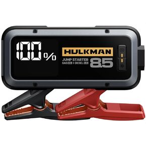 Hulkman Alpha Pro، أسود خالص، 1500 أمبير 44.4 وات في الساعة، صندوق القفز مع شاشة LED 3.3 بوصة، حزمة بطارية السيارة PD65W داخل وخارج السيارة، وصلة عبور محمولة 12 فولت، لمحركات الغاز 7.5 لتر و4.5 لتر، 2025 جديد in Kuwait