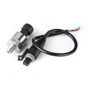 Stainless Steel Pressure Transducer Sender Sensor with 1/8NPT Thread for Oil Fuel Air Water (100PSI) in Kuwait