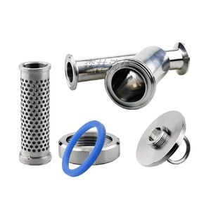 1 قطعة 89 مللي متر الأنابيب OD x 3.5 "ثلاثي المشبك الطويق 106 مللي متر Y-شكل مصفاة تصفية SUS 304 الفولاذ المقاوم للصدأ تخمير البيرة (600 شبكة ، 304) in Kuwait