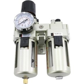 Oil-water separator filter AC4010-04 air compressor air pressure regulating valve duplex automatic drainage(16mm Joint,AC4010-06 Manual) in Kuwait