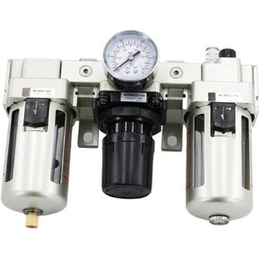Air compressor accessory AC pressure regulating valve AL4000 oil-water separator filter(10mm Joint,AC4000-04 Manual) in Kuwait