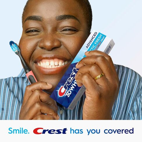 Crest Toothpaste 3DWhite Advanced Teeth Whitening, Arctic Fresh, 3.3 oz, Pack of 2 in Saudi Arabia