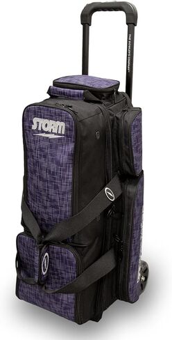 Storm 3 Ball Rolling Thunder Bowling Bag- Abstract Purple/Black in Saudi Arabia