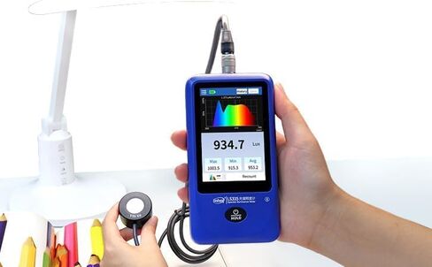 LS335 مقياس الإضاءة الطيفية الرقمي من النوع المنفصل 0-1000000 لوكس شاشة لمس متعددة الوظائف لوكس متر اختبار إضاءة النبات in Saudi Arabia