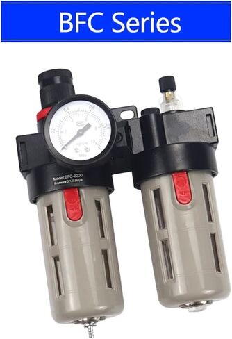 Pressure regulating valve oil-water separator pneumatic filter air pump pressure reducing valve coupling BFC2000 BFC3000 BFC4000(BFC2000-White) in Saudi Arabia