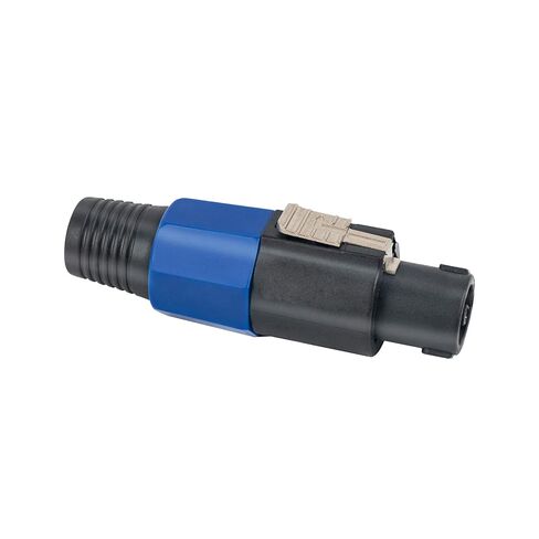 4 Pack Professional Speaker Adapter Connectors - Audio Speaker Plug Twist Lock 4 Extremely Compatible with Neutrik SpeakON NA4LJ, NA4LJX, NL4MP, NL4MPR, NL4FC, NL4FX (Type 2/Blue) in Saudi Arabia