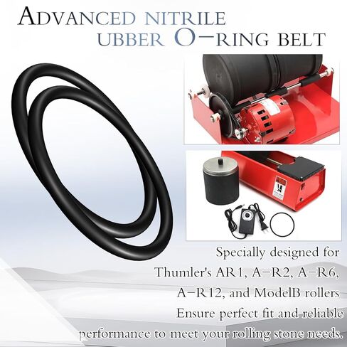 (5-Pack) Rock Tumbler Drive Belt - Premium Buna-N O-Ring for Thumler's A-R1/A-R2/A-R3/A-R6/A-R12/B#401 in Saudi Arabia