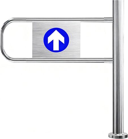 Spring-Loaded One-Way Swing Door for Cashier Counter Safety, Automatic Closing Gate for Supermarkets, Warehouses & Mall Checkout Areas in Saudi Arabia