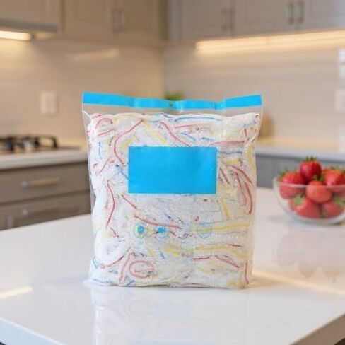 Plastic Bowl Covers, 100 PCS PE for Food Grade Food Covers, Elastic Bowl Covers for Bread Proofing, Reusable Plate Dish Cover, Stretchable Fresh Keeping Bags for Food Storage (100 pieces) in Saudi Arabia