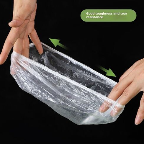 Plastic Bowl Covers, 100 PCS PE for Food Grade Food Covers, Elastic Bowl Covers for Bread Proofing, Reusable Plate Dish Cover, Stretchable Fresh Keeping Bags for Food Storage (100 pieces) in Saudi Arabia