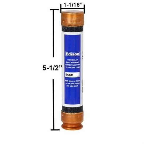 (عبوة من 3) بديل متوافق لـ Fusetron FRS-R-40 - صمام تأخير وقت إديسون - 40 أمبير 600 فولت - عنصر مزدوج RK5 in Saudi Arabia