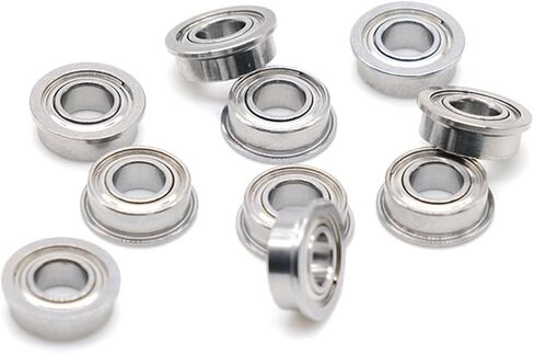 MF84ZZ Flange Bearing 4x8x3 Mm Miniature Flanged MF84 Z ZZ Ball Bearings 10Pcs in Saudi Arabia