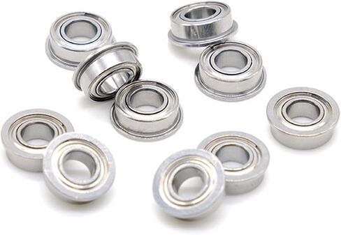 MF84ZZ Flange Bearing 4x8x3 Mm Miniature Flanged MF84 Z ZZ Ball Bearings 10Pcs in Saudi Arabia