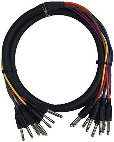 CU/SU202 6' 1/4" TS Male to 1/4" TS Male Audio Snake (8-Channel) in Saudi Arabia