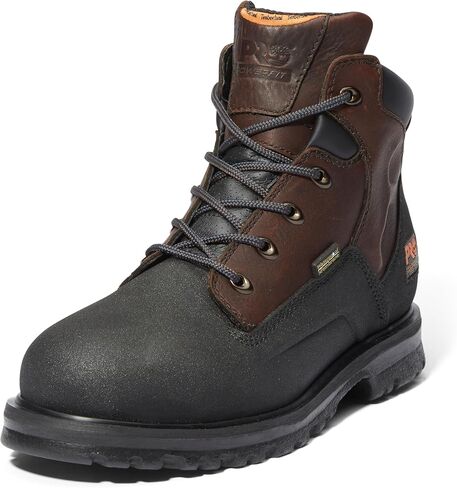 Timberland PRO Men's Powerwelt 6 Inch Steel Safety Toe Waterproof Industrial Work Boot, Dark Brown-2024 New, 6 W in Saudi Arabia