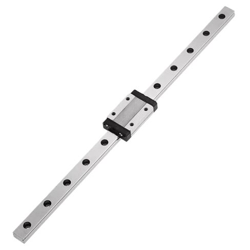 MGN7/12/15/9C/H 800-850mm Miniature Linear Black 1 Pc Stainless Steel Slider +1pcs Guide Rail(MGN9 H,Only 1pc Block) in Saudi Arabia