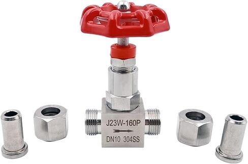 Globe Valve J23W-160P 1/4" 3/8" 1/2" 3/4“ 1" 304 Stainless Steel Welded Needle Valves(DN6) in Saudi Arabia