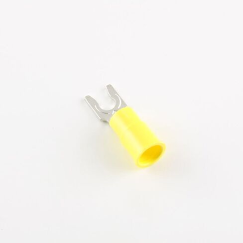 12-10 Ga. Insulated Snap-Spade Fork Terminals, #8 Stud - (Pack of 50) in Saudi Arabia
