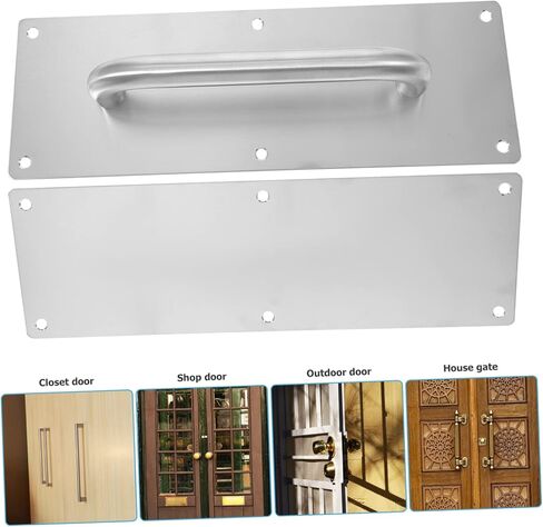 SEWACC Commercial Door Handle Pull Push Plate for Fire Doors Durable Elegant Design for Hotels Restaurants and Public Spaces in Saudi Arabia