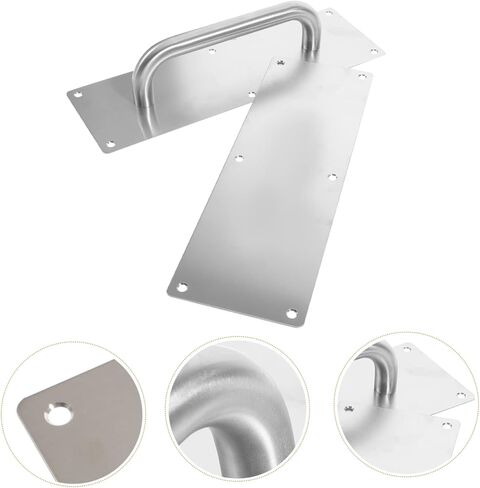 SEWACC Commercial Door Handle Pull Push Plate for Fire Doors Durable Elegant Design for Hotels Restaurants and Public Spaces in Saudi Arabia