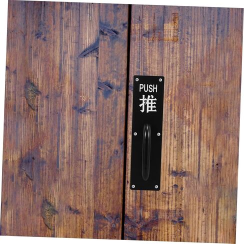 LIFKOME Stainless Steel Push Handle for Commercial Doors Sturdy Door Push Plate Indicator Sign in Kuwait