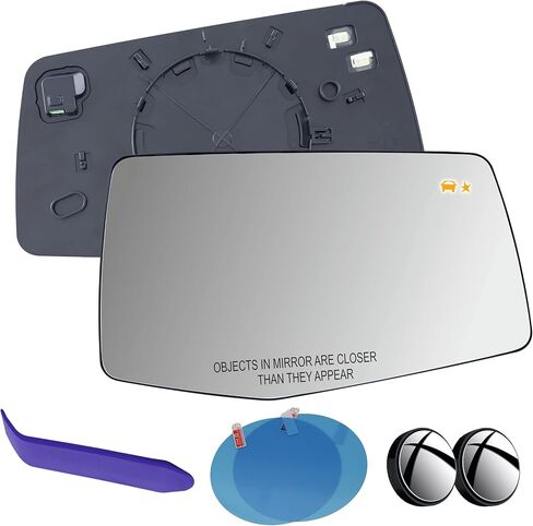 EAP Passenger Side Mirror Glass Compatible with Chevrolet Silverado 1500 2019-2026, GMC Sierra 1500 2019-2026, Heated with Blind Spot 84309705 84309706 GM1325160 in Saudi Arabia